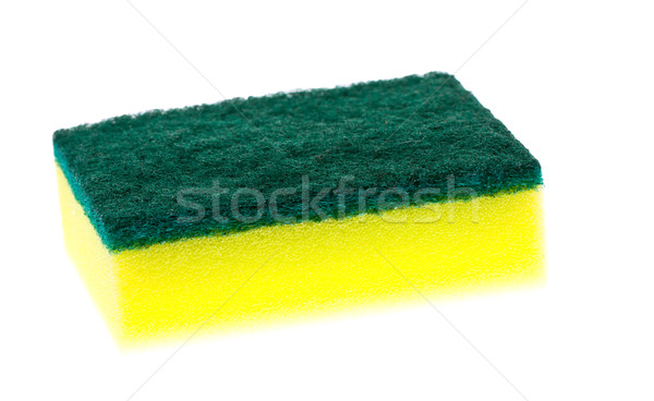 Colorful new clean scrubber pad or scourer. Stock photo © jaykayl