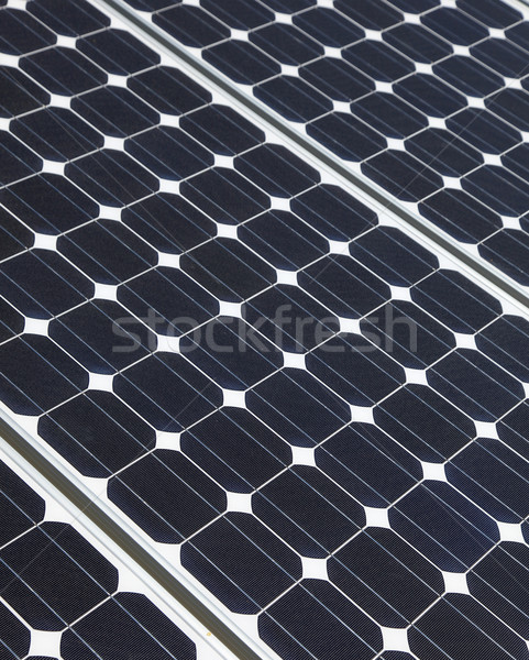 Energia solare primo piano tetto top energia solare Foto d'archivio © jeayesy