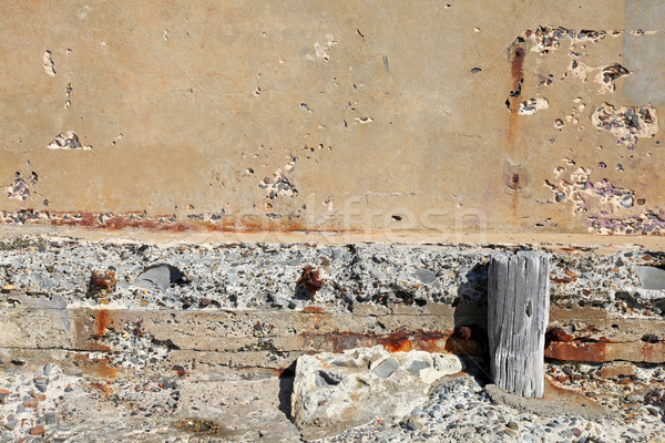 crumbling wall Stock photo © jeayesy