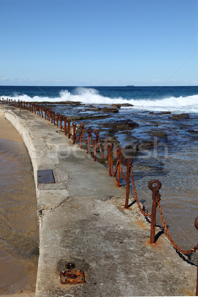 Newcastle Baths - Australia Stock photo © jeayesy