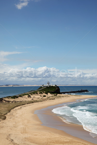 Nobbys Beach - Newcastle Australia Stock photo © jeayesy