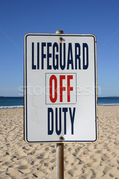 Life guard off duty Stock photo © jeayesy