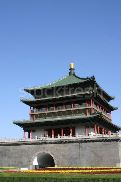 The Bell Tower - Xian China Stock photo © jeayesy