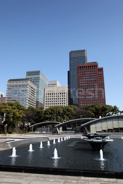 Tokyo Japonia urbanism decorativ fântână prim plan Imagine de stoc © jeayesy