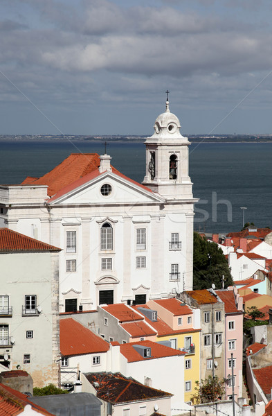 Santo Estevao Church Lisbon Stock photo © jeayesy