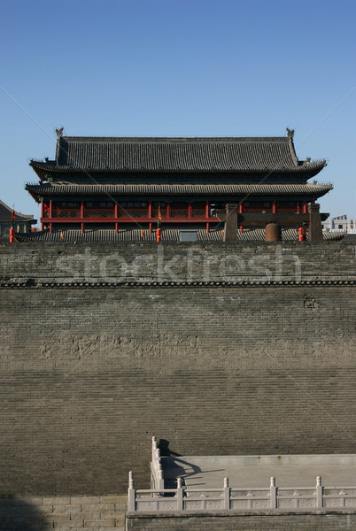 Xian City Walls - China Stock photo © jeayesy