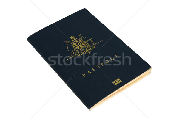 Passaporto isolato bianco viaggio documento Foto d'archivio © jeayesy