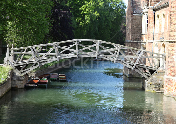 математический моста Кембридж реке известный Сток-фото © jeayesy