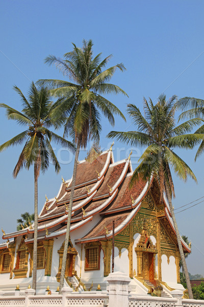 Templo edificio Asia aire libre Laos Foto stock © jeayesy
