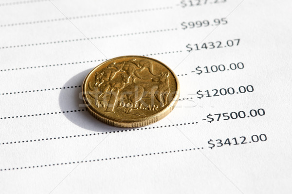 Australian Financial Table Stock photo © jeayesy