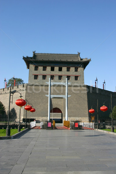 Xian City Walls - China Stock photo © jeayesy