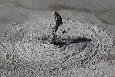 Schlamm Pool Burst Gas Region New Zealand Stock foto © jeayesy