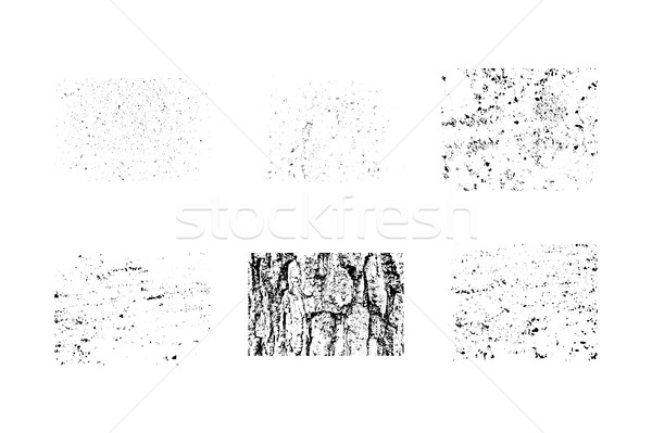 Collection of grunge textures. Make your own vintage and retro design. Isolayed on white background. Stock photo © JeksonGraphics
