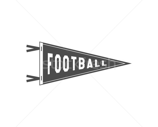 Futbolowe banner ikona sportu banderą szkolenia Zdjęcia stock © JeksonGraphics