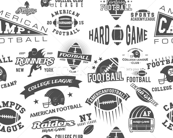 American Football Seamless Pattern Stock photo © JeksonGraphics