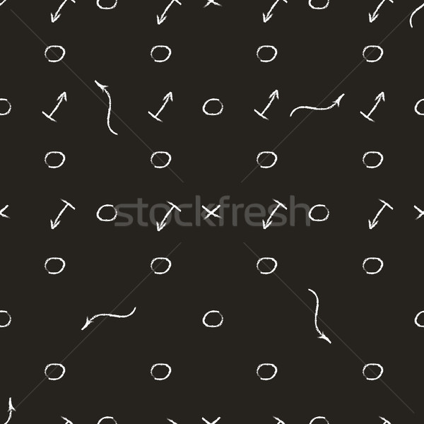 American football pattern. Usa sports seamless background. Sport wallpaper with cup in color design. Stock photo © JeksonGraphics