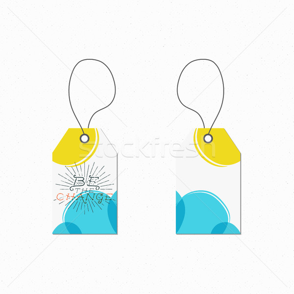 Stock photo: Creative tags with inspiration typography sayings, signs. Set of labels and motivation vector texts 