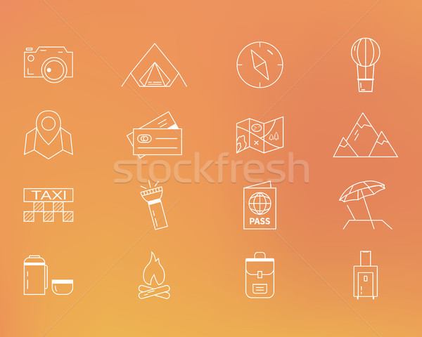 [[stock_photo]]: été · camping · Voyage · extérieur