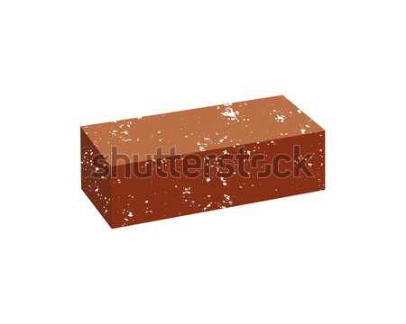Just Grunge Brick icon. You can use it as logo template - add text, label, badge or your own creativ Stock photo © JeksonGraphics
