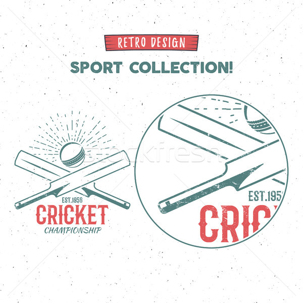 Retro Cricket Vector Logo Icon Design Vintage Cricket Emblem Design Cricket Badge Sports Tee Desi Vector Illustration C Evgen Radchenko Jeksongraphics 8448603 Stockfresh
