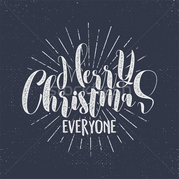 Vesel Crăciun toata lumea vacanţă proverbe epocă Imagine de stoc © JeksonGraphics
