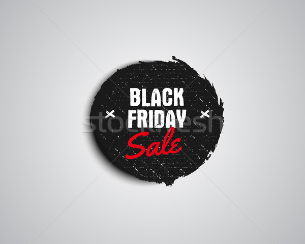 Black friday venda preto membro bandeira publicidade Foto stock © JeksonGraphics