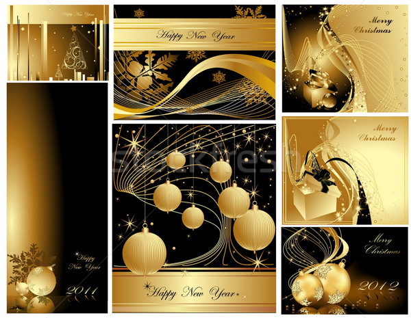 商業照片: 黃金 · 聖誕節 · 新年好 · 採集 · 光