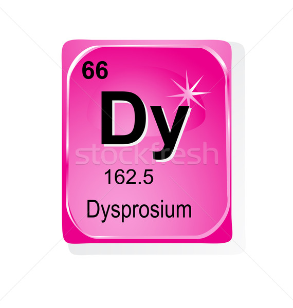 Chemicznych atomowy numer symbol masy Zdjęcia stock © jelen80