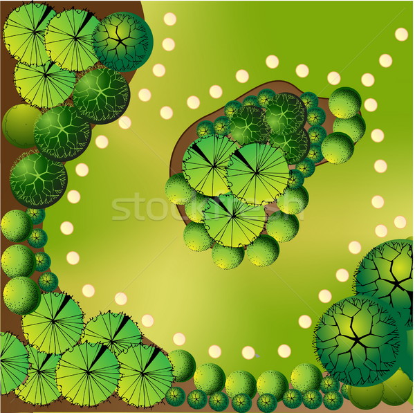 Plan of Landscape  Stock photo © jelen80