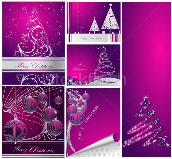 Merry Christmas and Happy New Year collection Stock photo © jelen80