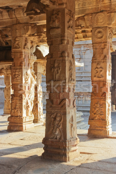 Gyönyörű oszlop krisna templom falu hely Stock fotó © jet