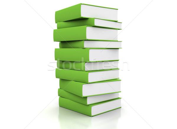 Livres vert blanche papier livre [[stock_photo]] © jezper