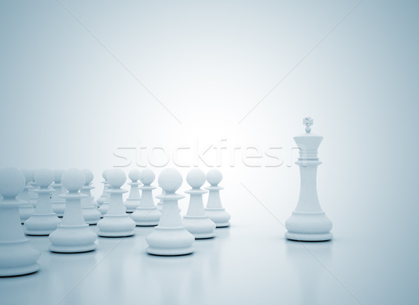 Leadership illustration Stock photo © jezper