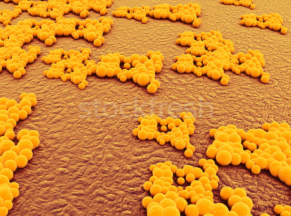 Infectie medische bloed achtergrond dood wetenschap Stockfoto © jezper