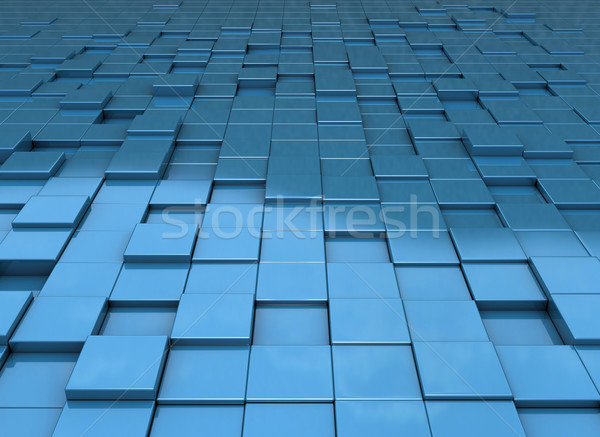 Abstrato azul textura edifício cidade Foto stock © jezper