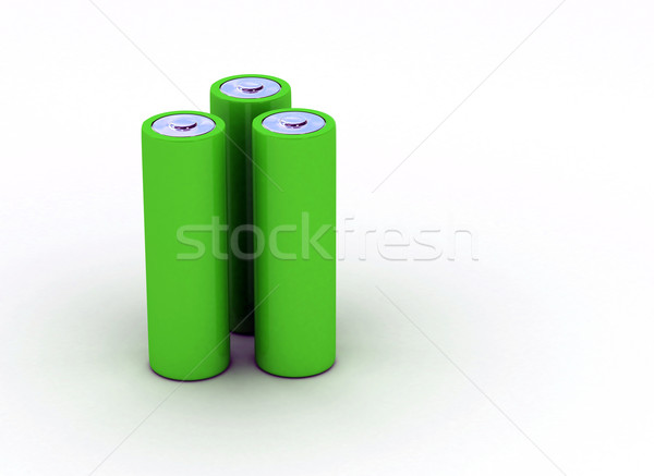 Green Batteries  Stock photo © jezper