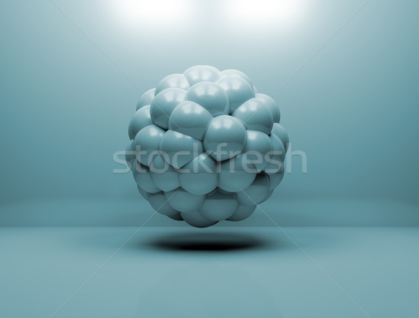 Metal 3d shine sphere  Stock photo © jezper