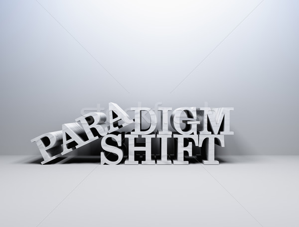 Paradigm shift - Change  Stock photo © jezper