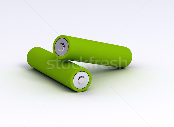 Green batteries  Stock photo © jezper