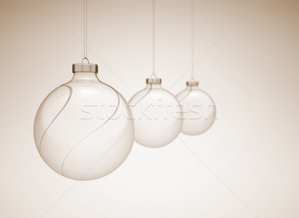 Christmass balls image with slight dof Stock photo © jezper