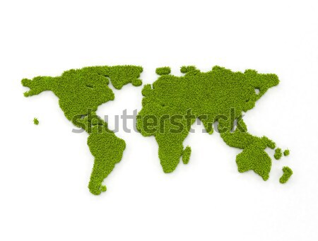 Green World map - Global Concept of Green Energy  Stock photo © jezper