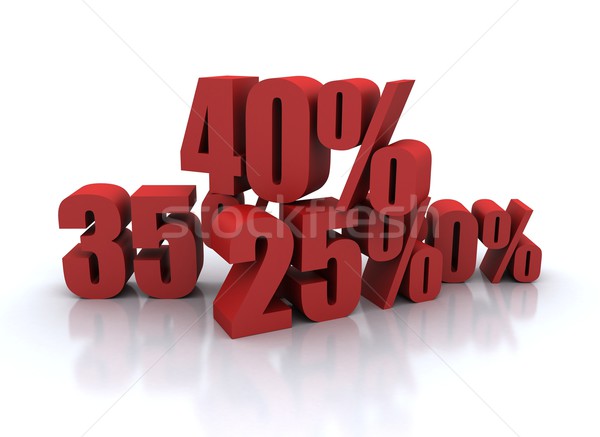 Percent discount illustration Stock photo © jezper