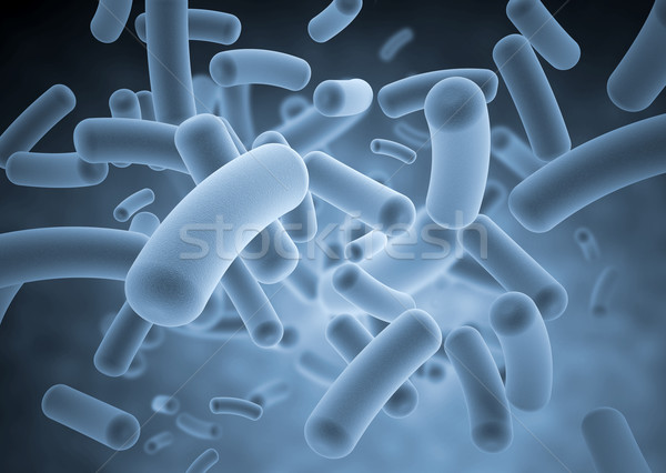 Stock fotó: Baktériumok · orvosi · illusztráció · vírus · közelkép · egészség