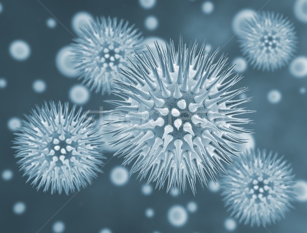 Illustration of virus cells  Stock photo © jezper