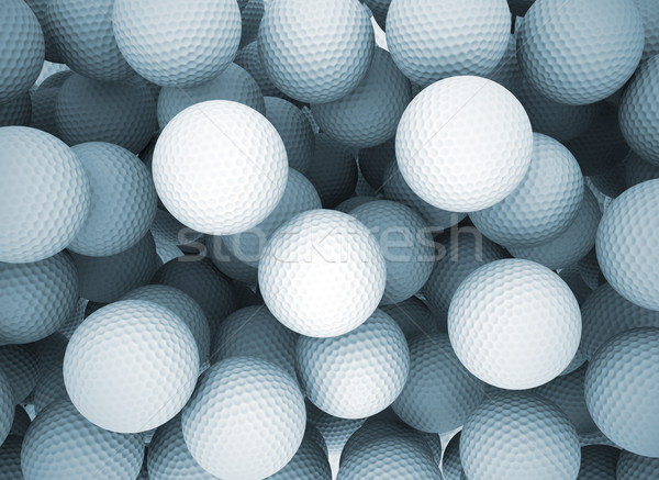 Golf balls illustration Stock photo © jezper