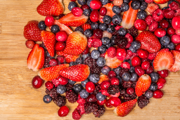 Berries on Cutting Board Stock photo © JFJacobsz