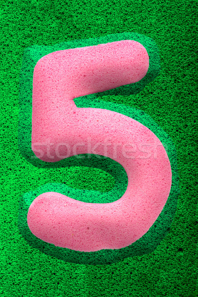 Number Five in Pink Stock photo © JFJacobsz
