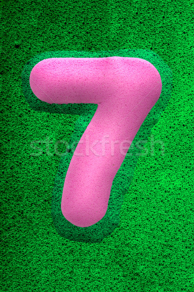 Number Seven in Pink Stock photo © JFJacobsz