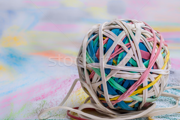 Elastic Band Ball Stock photo © JFJacobsz