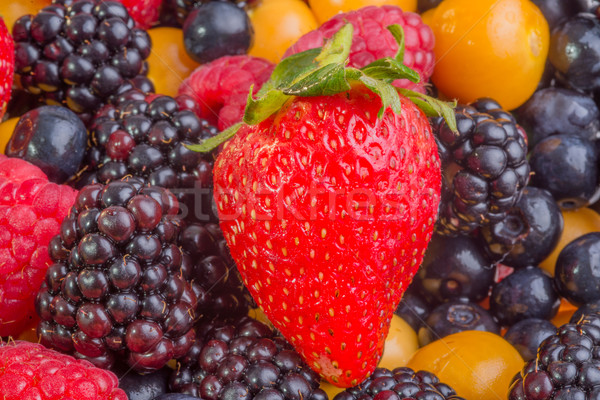 Stock photo: Strawberry with Mixed Berries